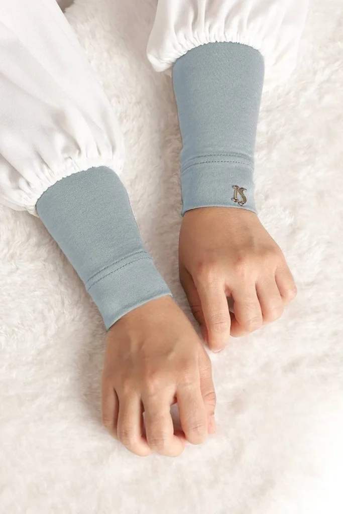 Hijrah Handsock In Soft Teal