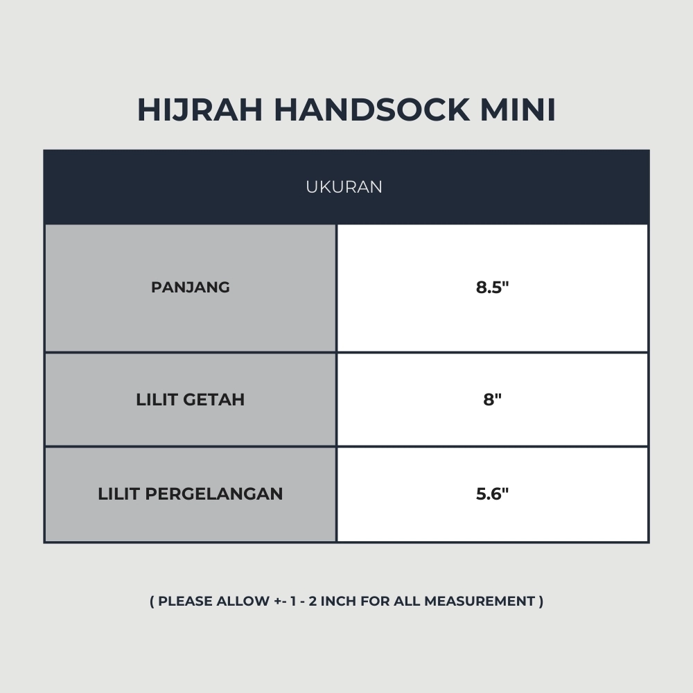Hijrah Handsock Mini In Caramel - Image 2