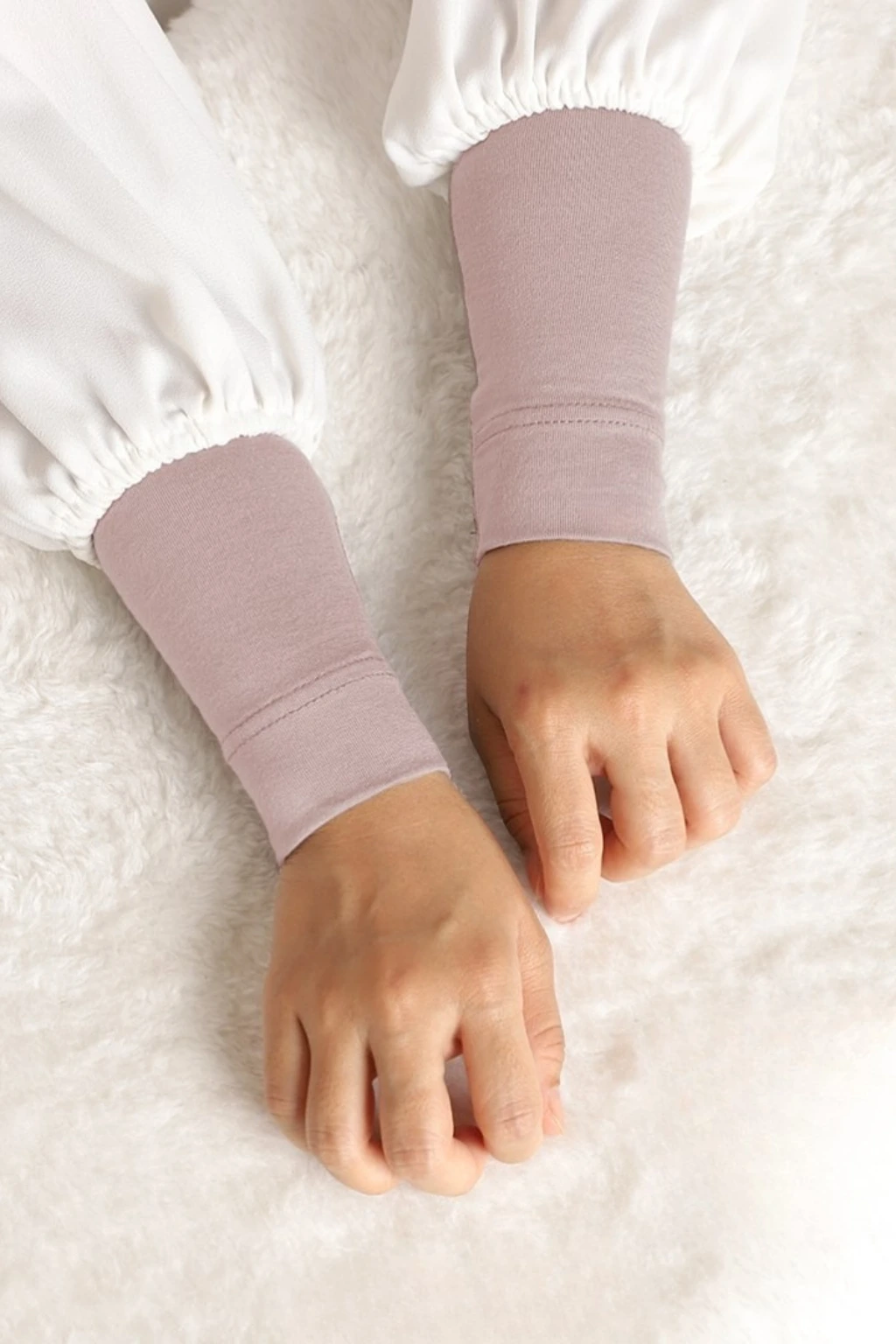 Hijrah Handsock Mini In Nude Pink